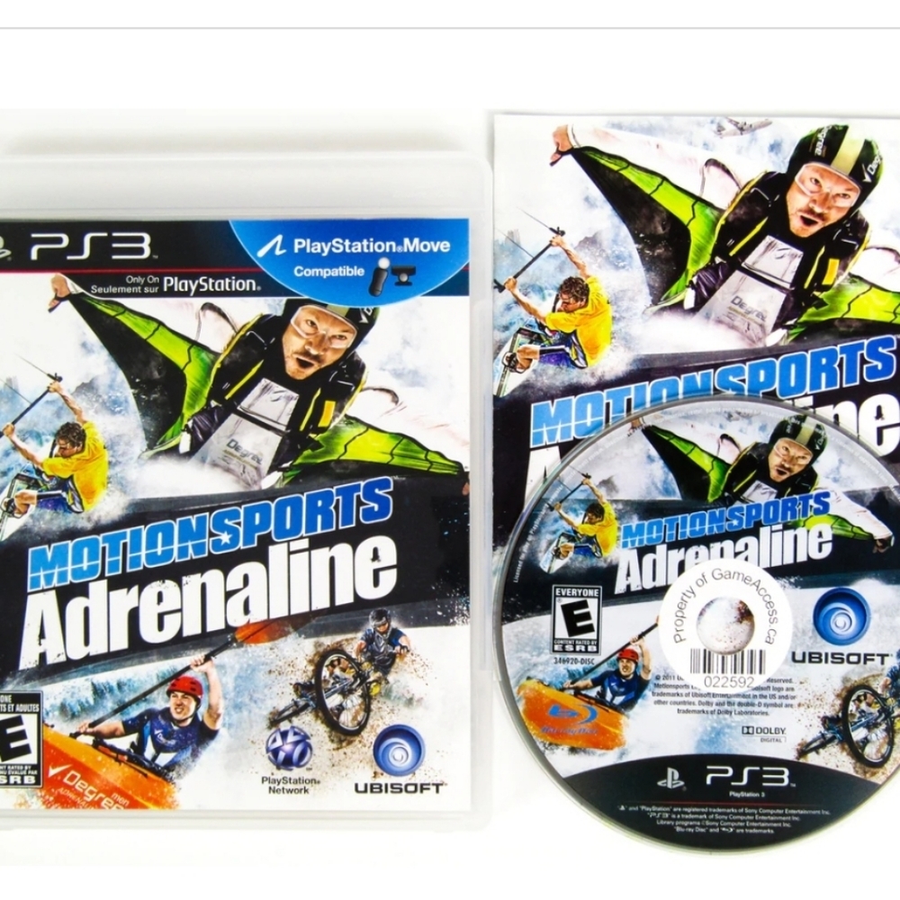 2 for $20, MOTIONSPORTS: ADRENALINE (PLAYSTATION 3 / PS3)